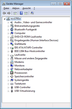 Windows7 - Geräte-Manager Windows7 - Geräte-Manager